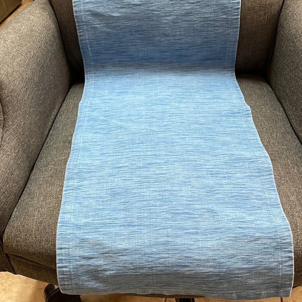 Crate & Barrel Lamont Runner in Light Blue